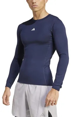 Obrázok produktu pre Adidas pánske kompresné tričko Techfit s dlhým rukávom, farba Legend Ink, veľkosť M