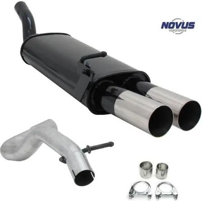 Produktbild von Novus Sportauspuff für Audi A3 Seat Leon VW Golf 4 New Beetle 2x76 RL-Design ABE