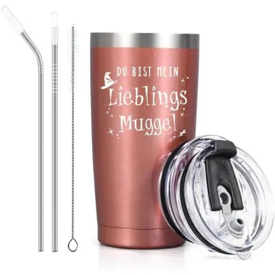 Productafbeelding van Campingbeker 20 oz (600 ml), favoriete mok - rosé goud