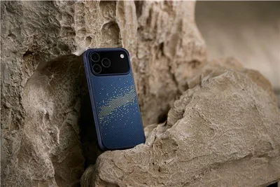 Produktbild von Pitaka KI1705MGP, Cover, Apple, iPhone 17 Pro, 16 cm (6.3"), Blau