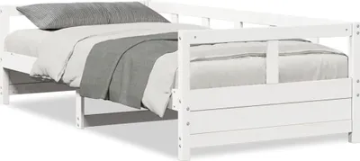 Produktbild von vidaXL Tagesbett ohne Matratze Weiß 80x200 cm Massivholz Kiefer