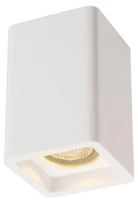 Zdjęcie produktu dla SLV PLASTRA lampa sufitowa, CL-1, kątowa, biały tynk, GU10, max.35W