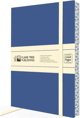 Produktbild von Dark Blue & Cream Artisan Paperback Notebook