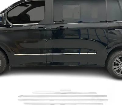 Image de Garniture Baguette de Porte pour Ford Transit / Tourneo Custom 2023-2025 inox