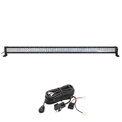 Produktbild von LED-Arbeitslichtleiste, Dualreihe, wasserdicht, 300W mit Drahtsatz