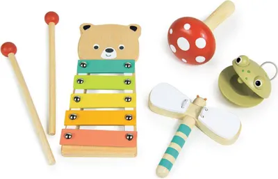 Produktbild von Mentari Holz Musikset Musikinstrumente für Kinder