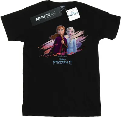 Produktbild von Disney - "Frozen 2 Nature Is Beautiful" T-Shirt für Damen BI24384 (XL) (Schwarz)