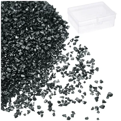 Glasbruchstücke 50 g, 1-3 mm, glänzend, für Deko & Basteln