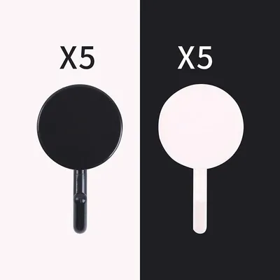 Imagen del producto de 10 ganchos para toallas, ideales para baño y cocina, autoadhesivos, no requieren taladrar