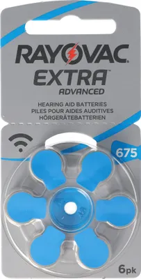 Produktbild von Rayovac Extra Advanced Hörgerätebatterie HA675, PR44, 4600, Acoustic Special