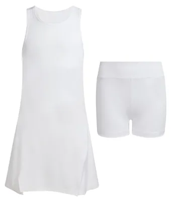 Produktbild von adidas Mädchen Girls Club Tennis Climacool Dress, White, 5-6 Years