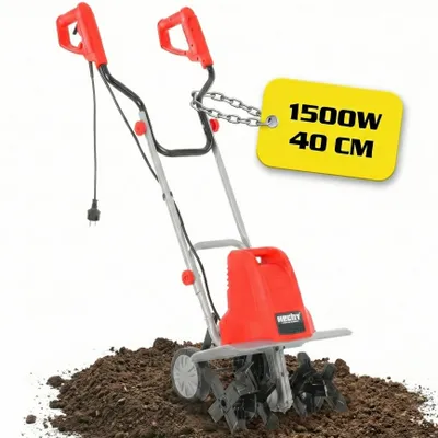Produktbild von HECHT 745 Motorhacke Elektro | 40 cm Arbeitsbreite | 22 cm Arbeitstiefe | 1500W | 24 Messer | 400 U/min | 230V
