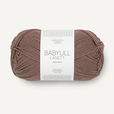 Babywolle Lanett 50 g / ca. 175 m, Farbe 3161 Eichennuss