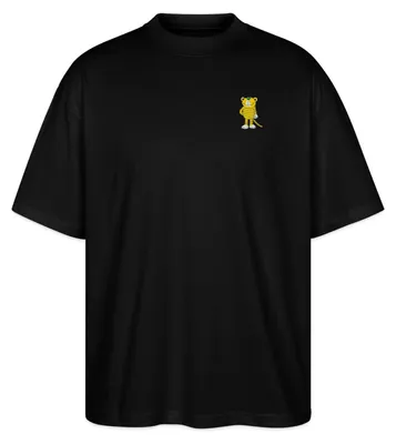 Produktbild von Spreadshirt Janosch Kleiner Tiger Stick Oversize Uni T-Shirt, M, Schwarz