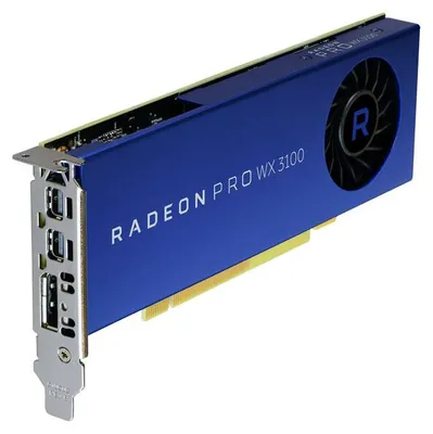 Produktbild von AMD Radeon Pro WX 3100, Radeon Pro WX 3100, 4 GB, GDDR5, 128 Bit, 1500 MHz, PCI Express x16