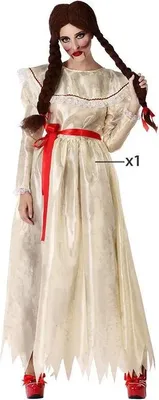 Immagine prodotto di Atosa Costume di bambola di porcellana vestita Beige M-L Beige M-L
