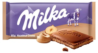 Obrázok produktu pre Milka Creme Chocolate s lieskovoorieškovou náplňou 85 G