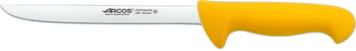 Immagine prodotto di Coltello per sfilettare Arcos color - Prof 295100 in acciaio inox Nitrum e polipropilene giallo mango ergonomico e lama da 20 cm, vetrina