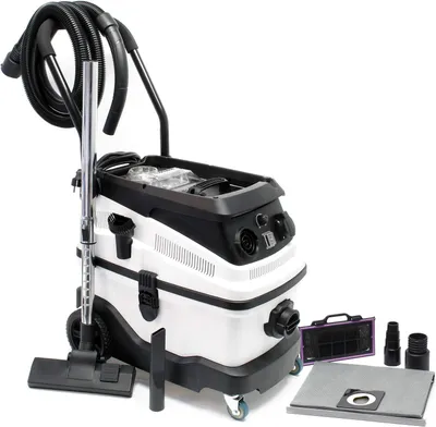 Immagine prodotto di Aspirapolvere e soffiante 1600W con filtro triplo e funzione soffiatore - include accessori
