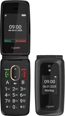 Obrázok produktu pre Siemens GL795 4G LTE 2 Displays 1400 mAh Lithium-Ionen-Akku SOS-Notruftaste Bluetooth 5.0 Hörgerätekompatibel 2MP Kamera - Mobiltelefon - 1.400 mAh