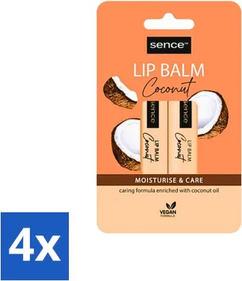 Obrázek produktu pro Sence - Hydratace a péče - Balzám na rty Duo - Vyživující - 2 x 4,3 g - Výhodné balení - 4 kusy