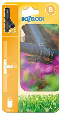 Image de Raccords en T 13 mm pour arrosage automatique - lot de 12