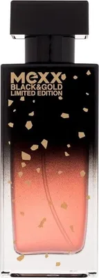 Produktbild von Mexx Black & Gold Limited Edition Woman Eau de Toilette sinnlich blumiger Damenduft 30ml