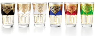 Image de Ensemble de 6 verres en acier inoxydable, idéal pour les boissons saines et pour un usage familial