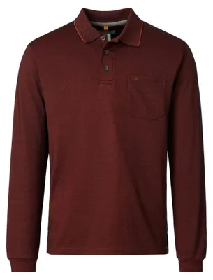 Produktbild von Redmond - Herren Polo-Shirt Langarm (262880700), Größe:XXL, Farbe:Orange (211)
