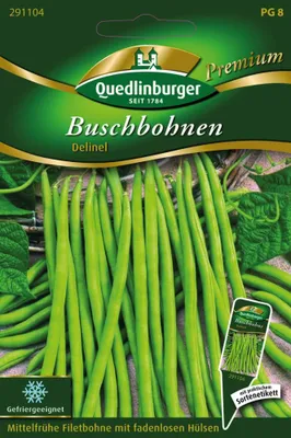 Immagine prodotto di Semi di fagioli "Buschbohnen Delinel", varietà "Quedlinburger", sementi da raccolto, semi di verdure