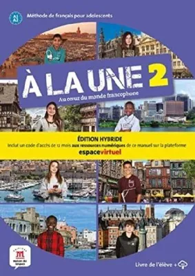 Produktbild von A la une 2 - Edition hybride - Livre de l'eleve + audio MP3. A1-A2
