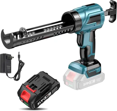 Produktbild von Elektrische Klebepistole - Akku-Kartuschenpistole - 4 Geschwindigkeiten - Kabellos - Für Makita 18-V-Akku - Inkl. 1 Akku