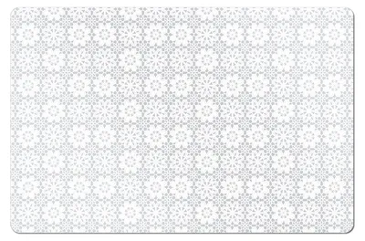 Zdjęcie produktu dla Podkładka Zeller „Flowers”, PP, biała – 43,5 x 28,5; 26906