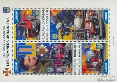 Produktbild von Briefmarken Togo Mi Kleinbogen postfrisch