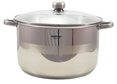 Produktbild von Hoffner Großer Gastro Kochtopf Edelstahl Induktion 34 cm 17,7L