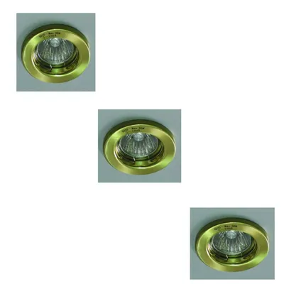 Produktbild von GLOBO Deckenleuchte Wohnzimmer Deckenlampe Einbau Deckenstrahler 3er Set 12104-3