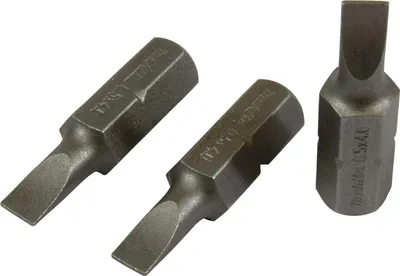 Produktbild von Makita B-23519, 3 Stück(e), Kreuz, 1/4", SL0.5x4,0, 25 mm