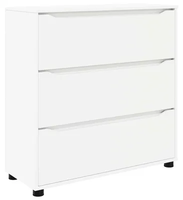 Obrázek produktu pro vidaXL Úložná skříň bílá 80 x 31 x 81 cm Materiál na bázi dřeva