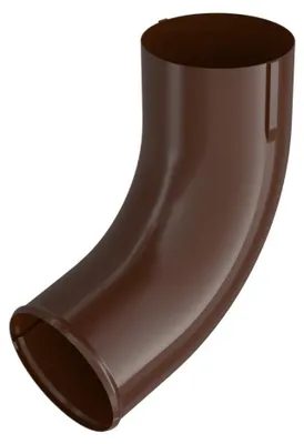 Produktbild von BRYZA Fallrohr-Ablaufbogen verzinkt Ø 100 mm, Braun RAL 8017