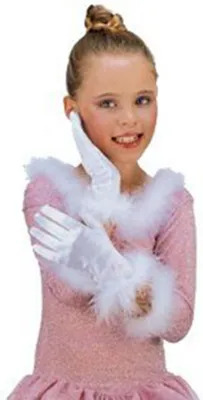 Produktbild von Handschuhe Prinzessin für Mädchen weiss