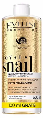 Zdjęcie produktu dla Eveline Cosmetics Royal Snail – płyn micelarny, oczyszczanie, nawilżenie – Karton 12 szt.