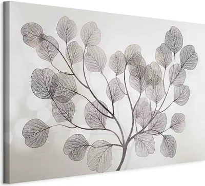 Produktbild von Vliesstoff Leinwandbild - Leaves in the Wind (1 Part) Wide 120x80 cm Abstrakt b-A-0718-b-a