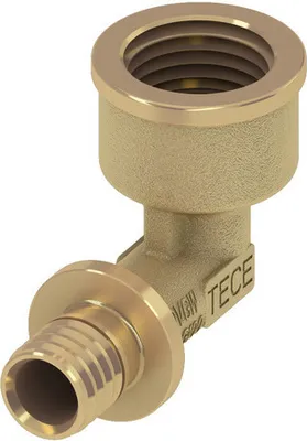 Obrázok produktu pre TECEflex Winkelübergangsmuffe Rotguss d= 20mmx1/2 IG