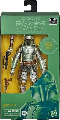 Produktbild von Hasbro Star Wars V Boba Fett 2020 Black Series Carbonized Actionfigur 15 cm HASE9927