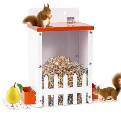 Image de Solidchoice - Distributeur de nourriture pour écureuils en métal