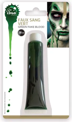 Image de Ampoule de sang artificiel verte 28 cm - taille unique