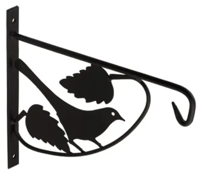 Produktbild von Blumenhalter Blumenhaken Vogel 250mm Ornament Blumenampel Haken DM5423