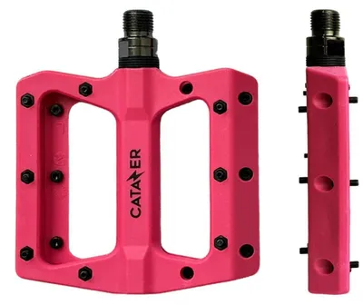 Produktbild von Fahrradpedale MTB BMX Nylonfaser Pink 1 Paar 9/16 Zoll CrMo Stahl Lager