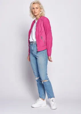 Produktbild von Maze Lederjacke Avoca Damen pink S