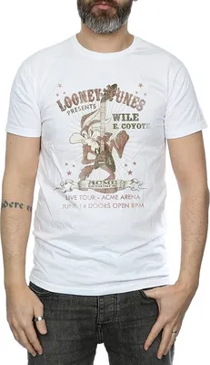 Produktbild von Looney Tunes - T-Shirt für Herren BI1534 (XL) (Weiß)